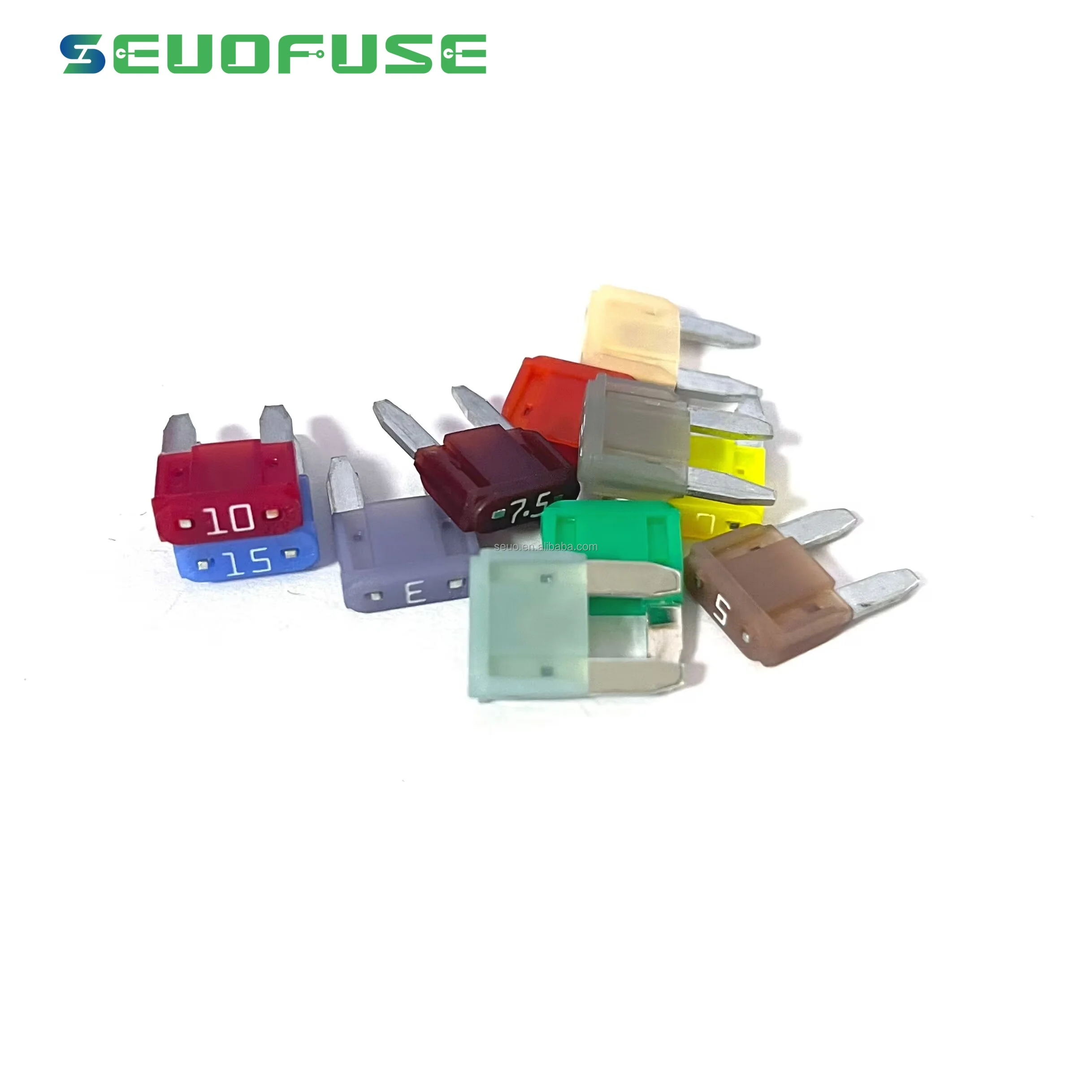 32V 2A 3A 5A 7.5A 10A 15A 20A 25A 30A 35A 40A мини-предохранитель 2A-40A лезвие автомобильный для грузовика автомобиля