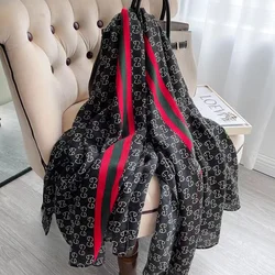 Новый элегантный женский модный весенне-осенний элегантный пляжный шарф с защитой от солнца