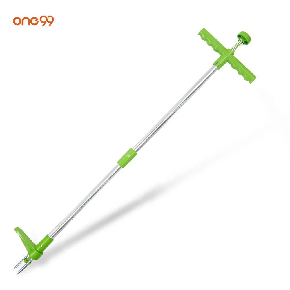 one99 Garden Weed Puller Tool Twister Stand Up Root Removal Tool Garden Weeding tool 3 Claws Hand Weeder Standing Puller