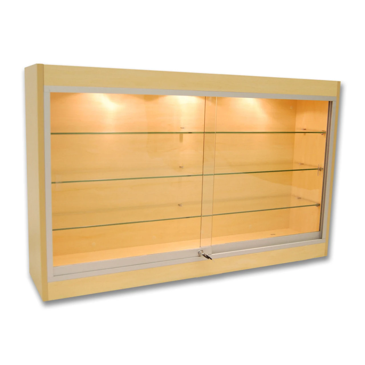 Подгонянный меламин Mdf витрина настенный стеклянный шкаф для розничного дисплея