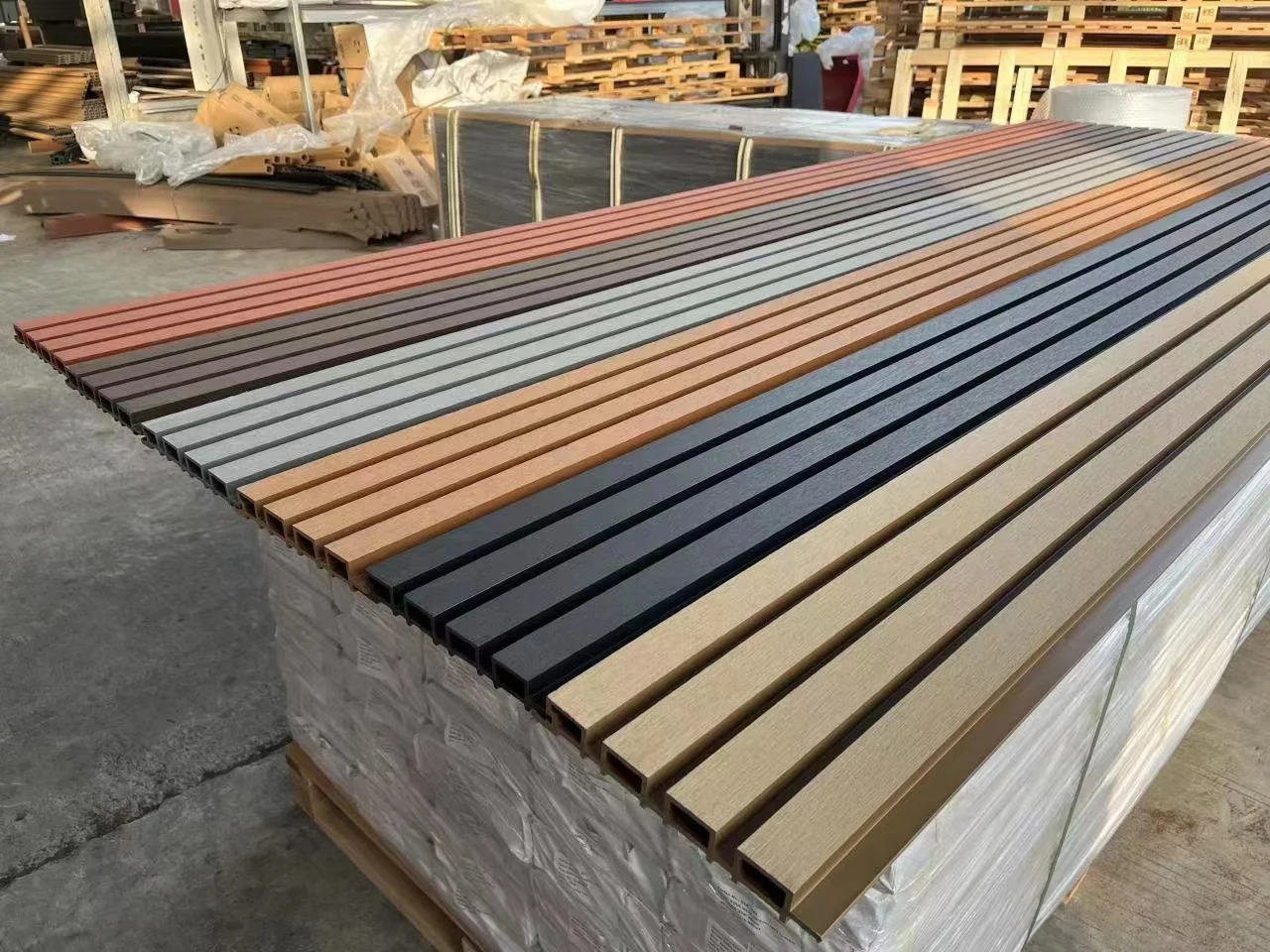 Wpc Decking 3d Embossed Wood Grain  Outdoor Wooden Plastic Composite Flooring