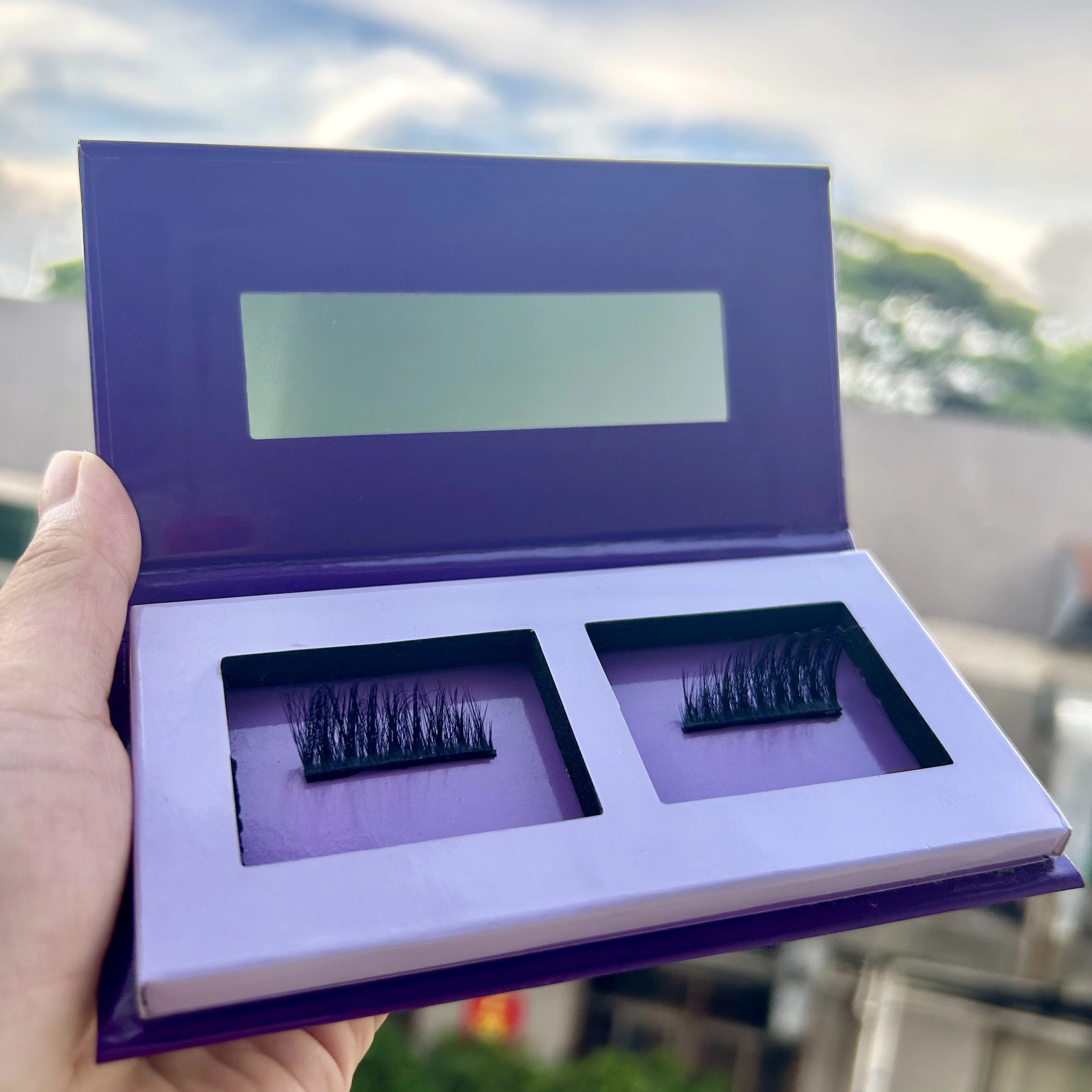 OEM Private Label Soft Magnetic eyelashes Wasado Good quality No Glue&Liner 3 Magnetic Eye Lashes 25mm 26mm 27mm Magnetwimpern