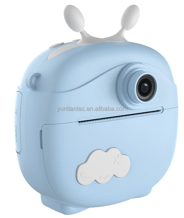 2024 New Design Instant Print Camera Thermal Paper Kids Action No Ink Printing Digital Camera for Children Portable Printer Cam