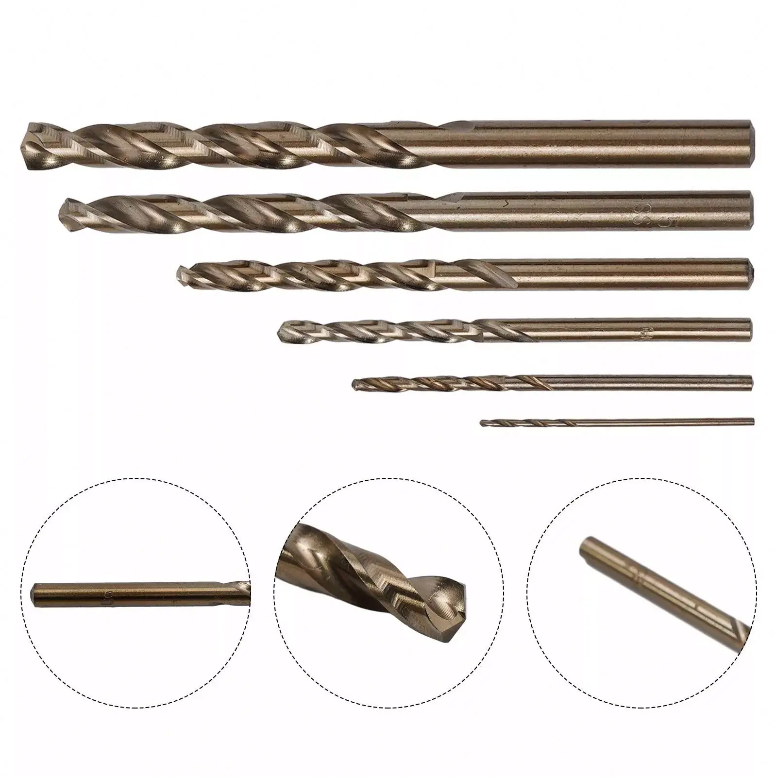 HSS M35 Cobalt Drill-Bit For Metal Stainless-Steel Drilling