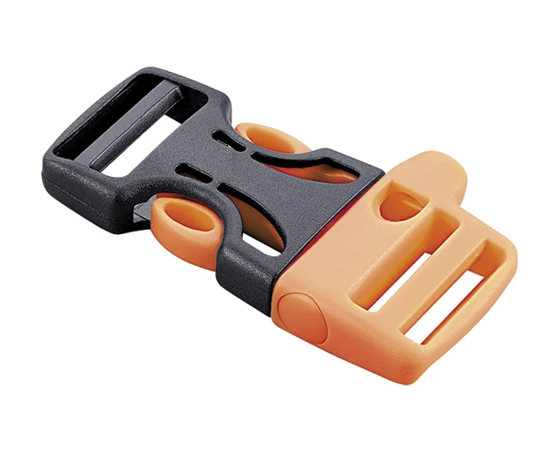
Wholesale hot sale plastic whistle buckle side release buckle widely used on mountaineering 