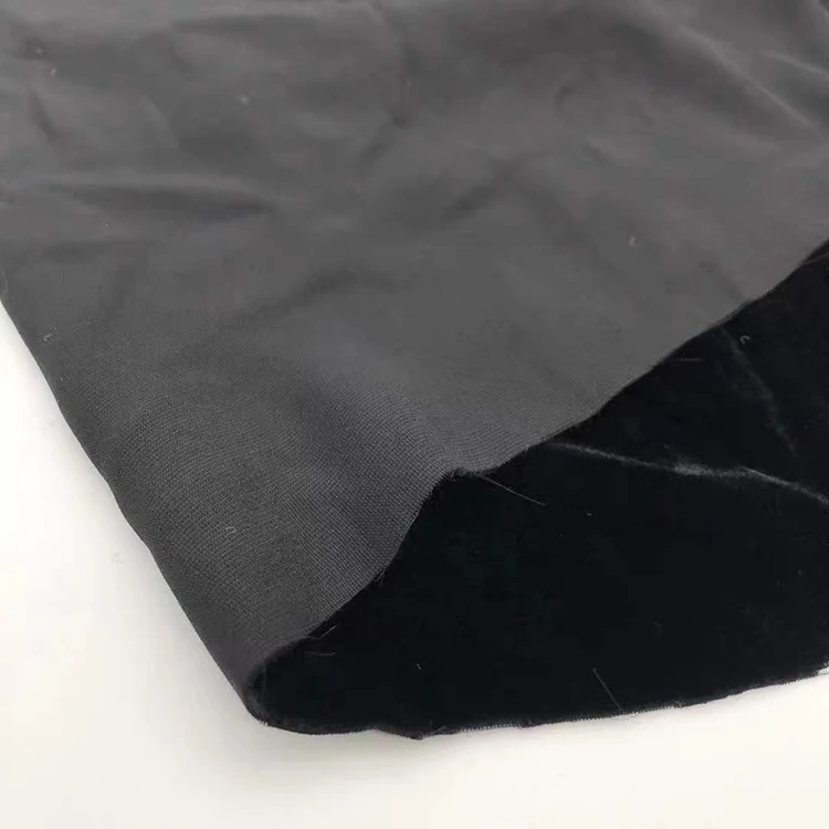 Width 140cm 100% Pure Natural Silk 20mm Silk Velvet Fabric for Clothes