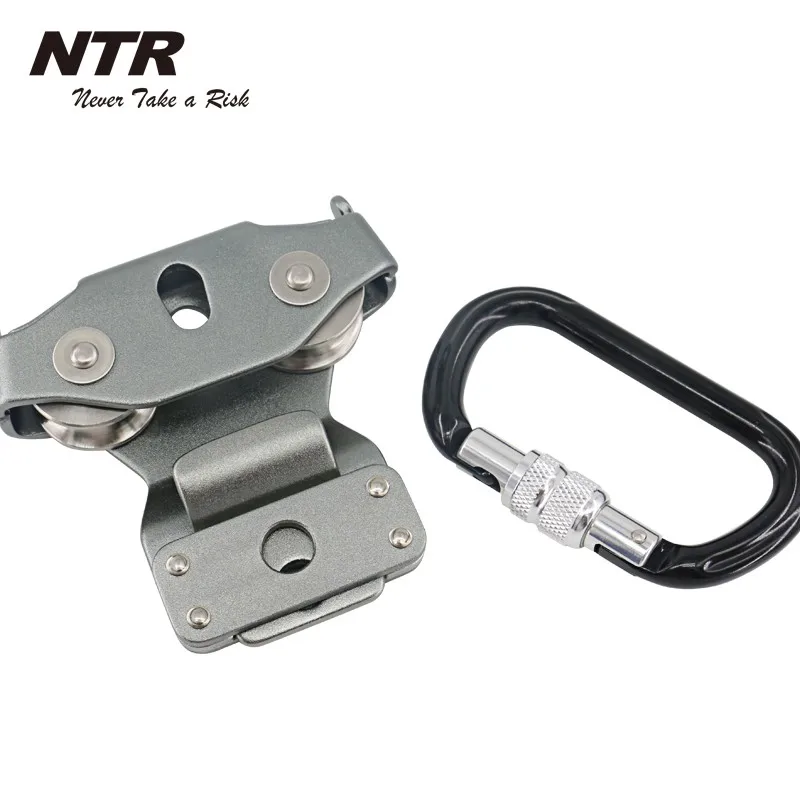 Застежка-молния большой шкив комплект экспедиция траверс Защитное снаряжение строп