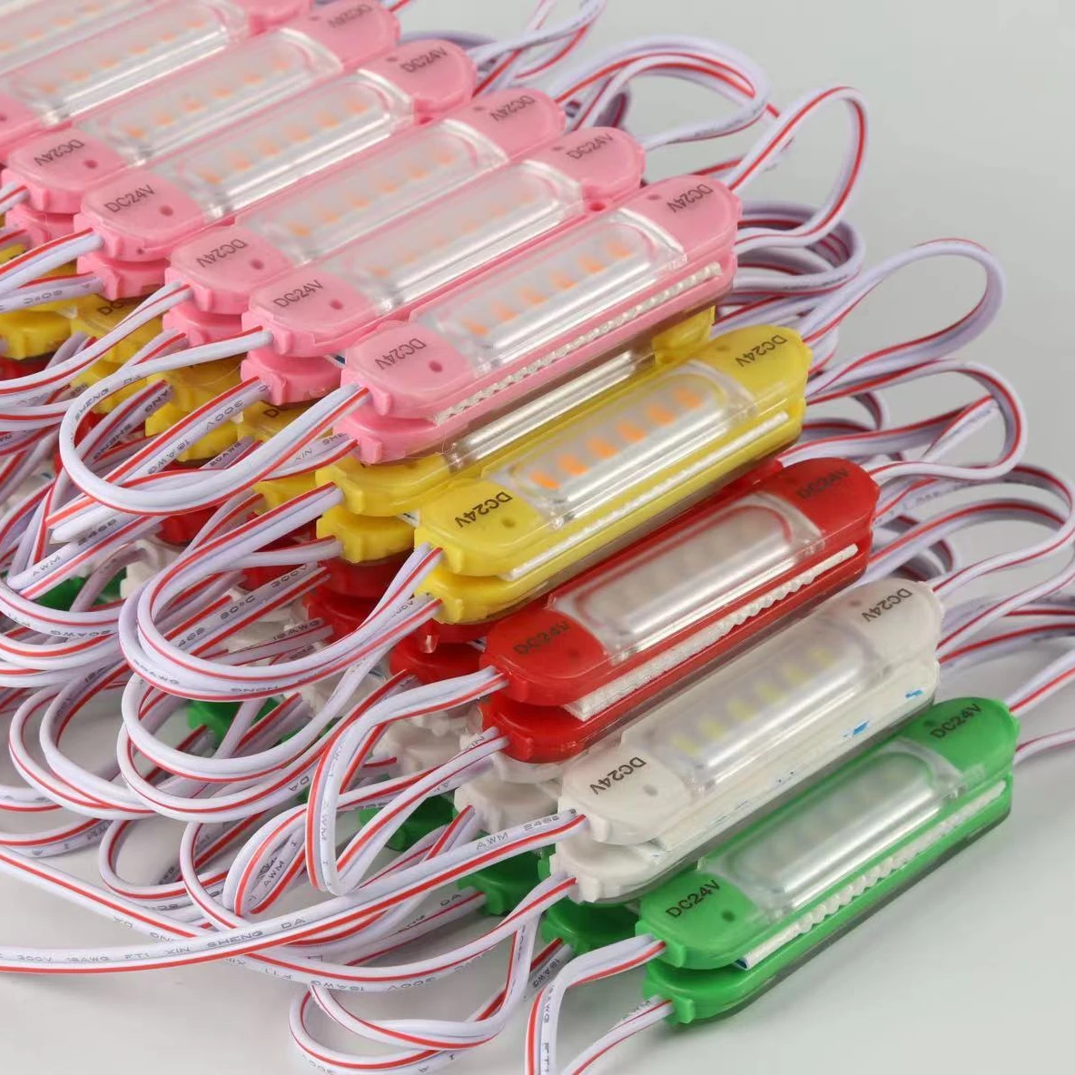 Светодиодный модуль 12 В 24 SMD5730 высокой мощности 3 Вт 77*17 мм 6 светодиодных вывесок подсветка IP65 водонепроницаемый SMD 5730 инъекционные светодиодные модули