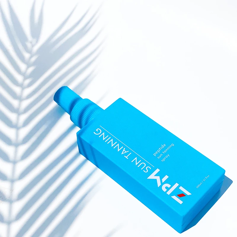 Custom OEM/ODM Private Label Spray Tanning Liquid Tan Bronzing Mist peptide sun tanning spray