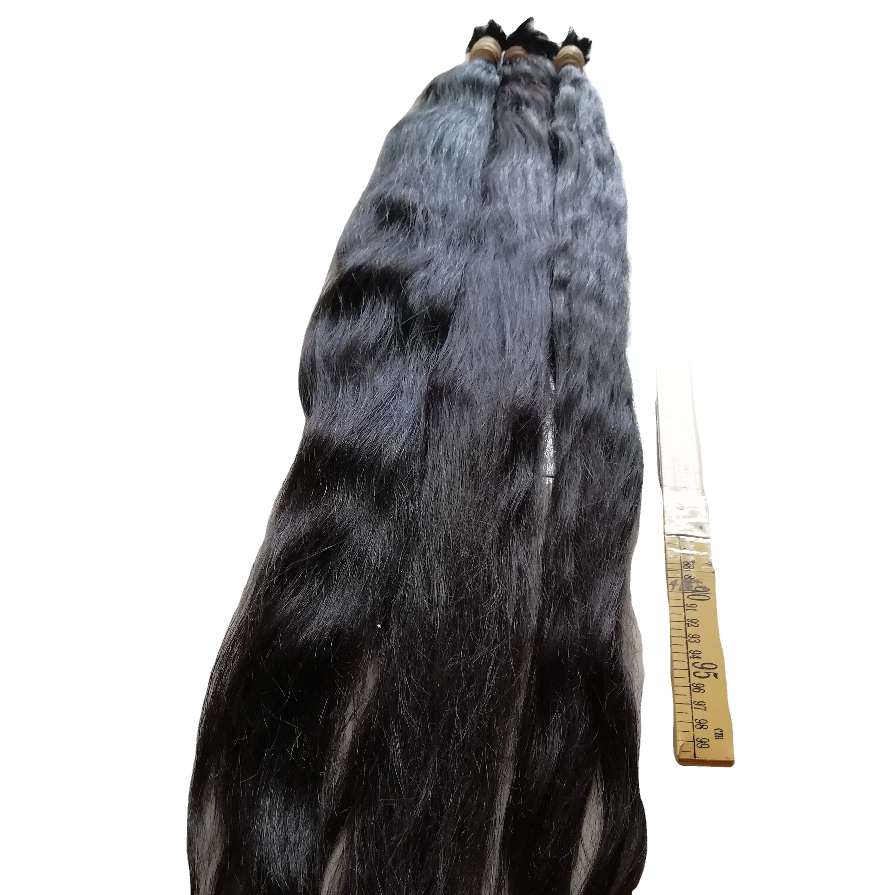 Top grade hot selling in Russia virgin human best quality Single raw donor hair bundles