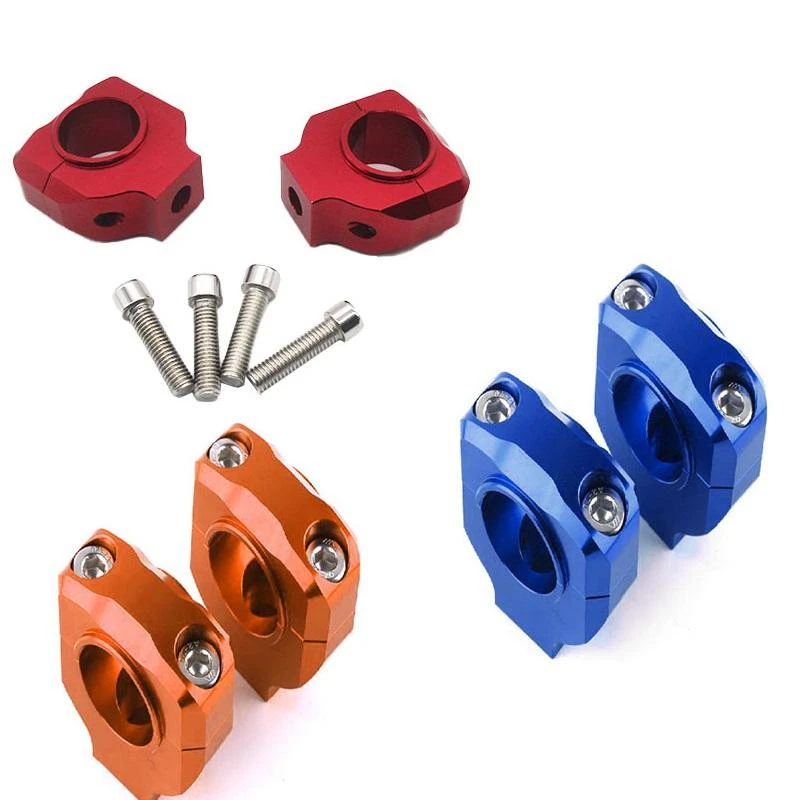 Manufacturer Motorcycle Performance Parts CNC Machined Aluminum Alloy 22mm Bar Mount Handlebar Clamp For Universal Motorcycle