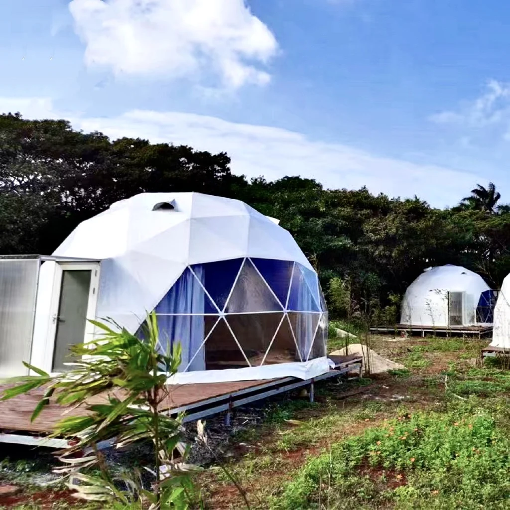 Высокобезопасная зимняя уличная парусиновая палатка из ПВХ для отелей кемпинга курортов и ванных комнат