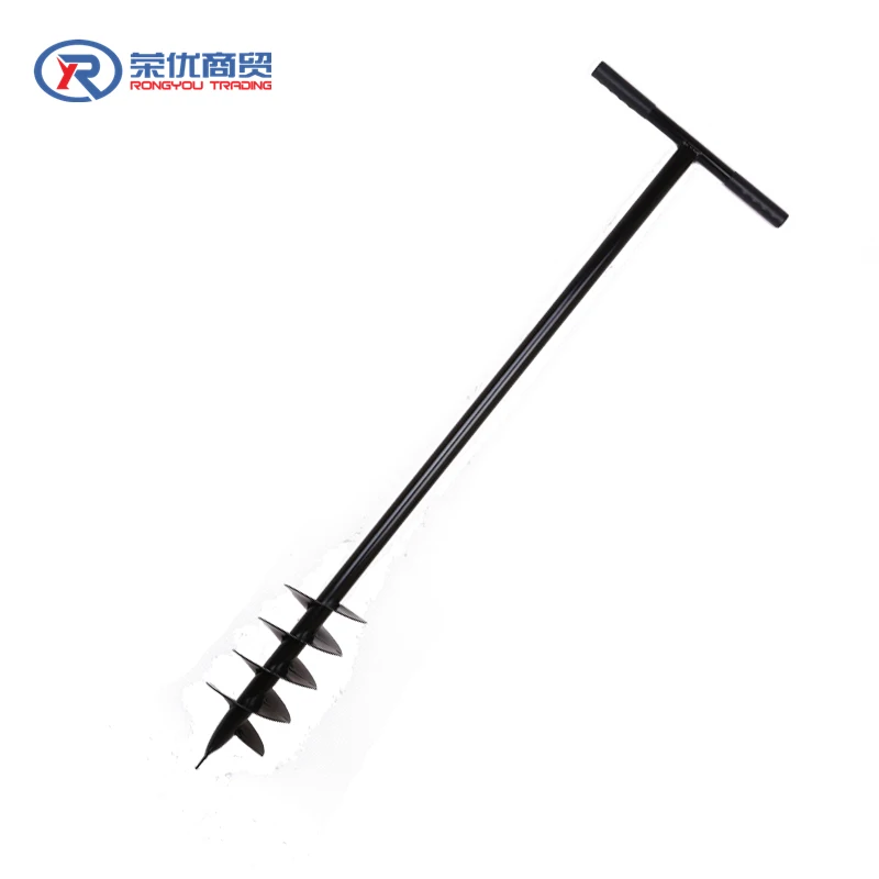 Post Hole Fence Manual Hand Drill Digger Earth Auger