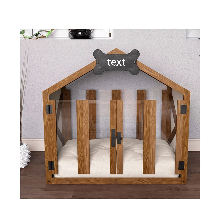 Dog House Wooden Pet House Cat Bed Wood Dog House Dog Furniture