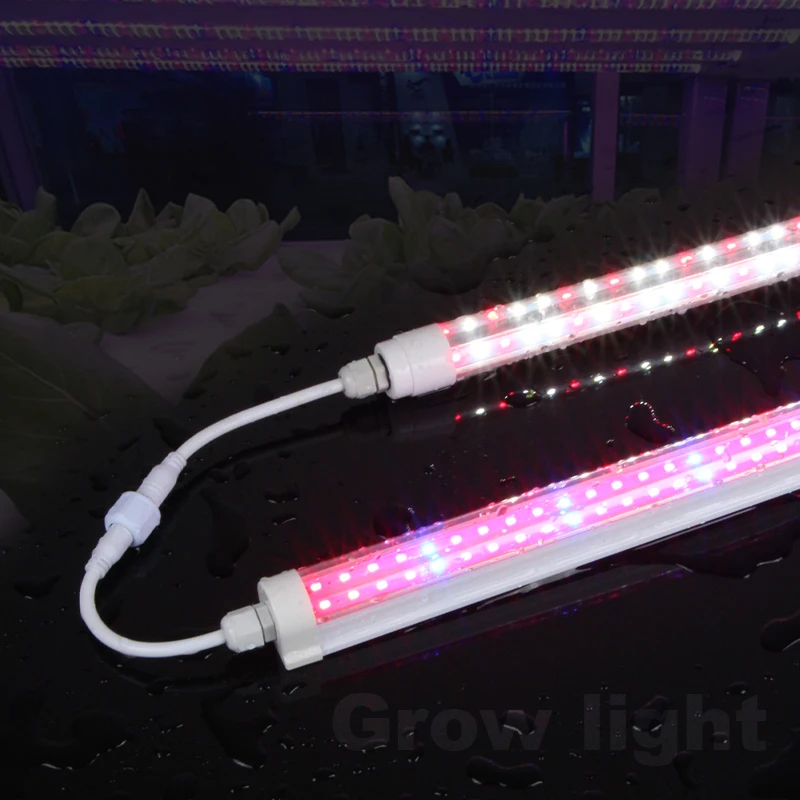 Full Spectrum Grow Light 22W Waterproof T8 LED Grow Light Tube IP65 Led 660 Nm Rbg Led Uv Lamp Accept OEM ODM
