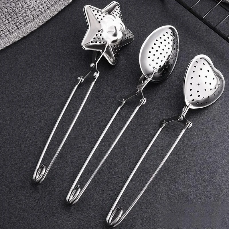 Stainless Steel Tea Infuser Strainer with handle herb filter