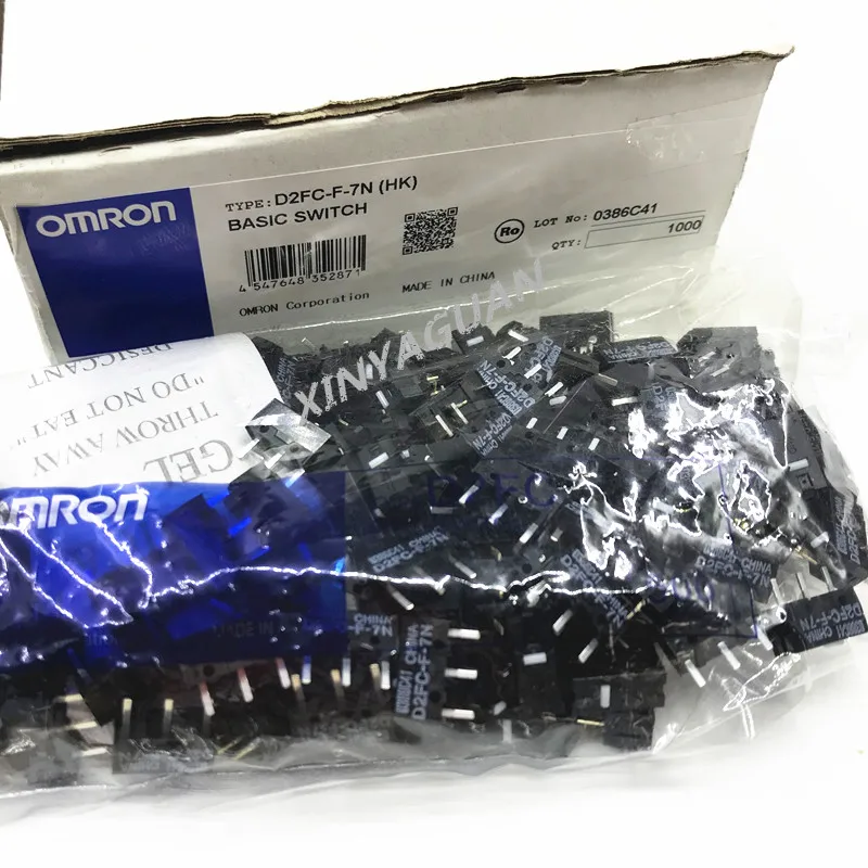 New OMRON Mouse Micro Switch D2FC-F-7N Suitable for Logitech MX518 MX510 G400 G520 G603 G703 G900 G903 Mouse button tact switch