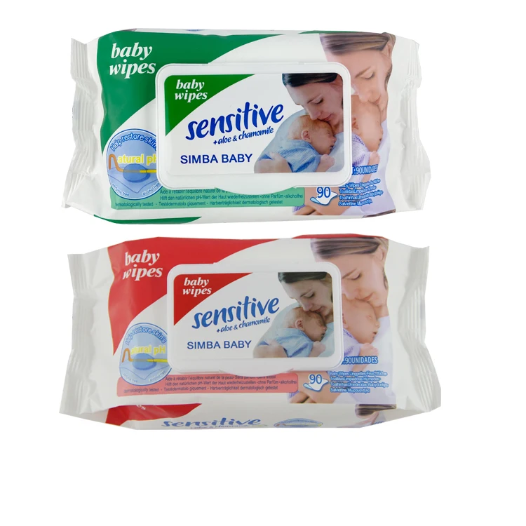 Customized Private Label Baby Sensitive Johnsons Wet Baby Wipes