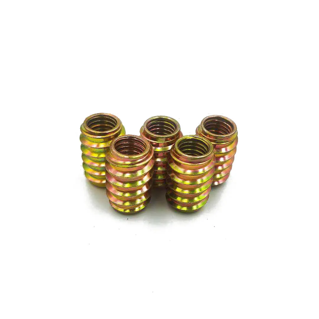 
factory price carbon Steel hex socket m8 wooden furniture nut 