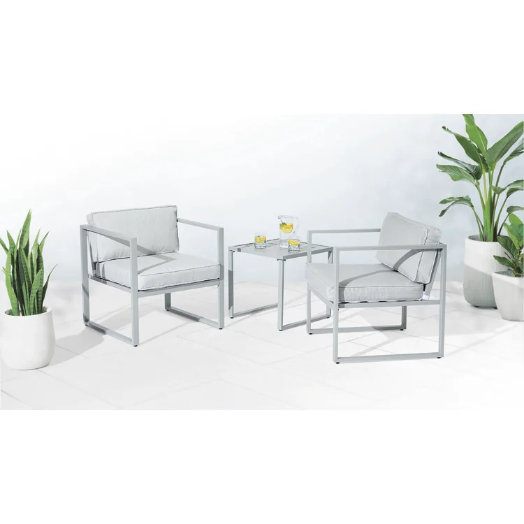 Luxury Backyard Furniture Table and Chair Set Set Outdoor Living Area sofa Outdoor Garden Furniture Metal Outdoor Sofa