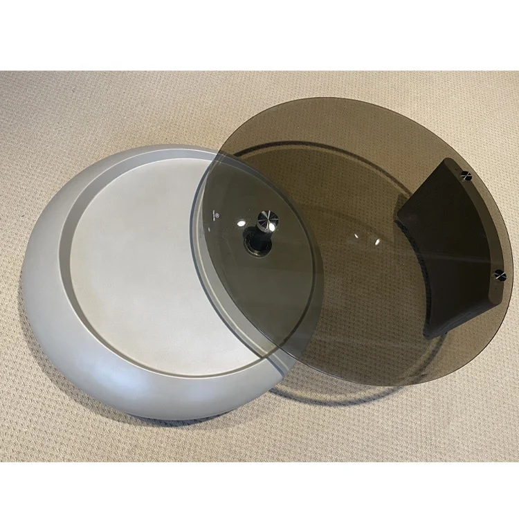 Factory Wholesale Modern Luxury Round Adjustable Can Lift 360 Degrees Rotating Storage Coffee Table