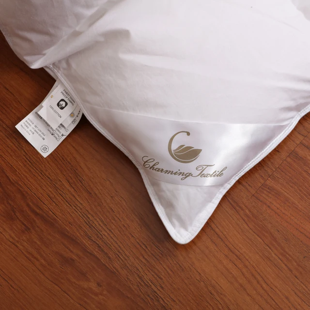 Wholesale 100% Cotton Downproof Fabric Bed King Size White Goose Duck Feather Filling Comforter Down Insert Quilt Duvet
