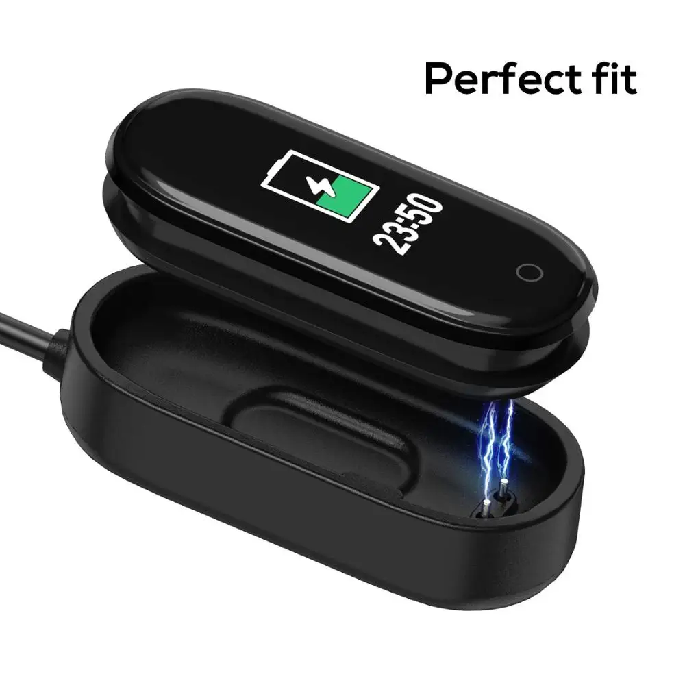 20cm 1 meter ABS Drop shipping smart watch usb charger for xiaomi mi band 4
