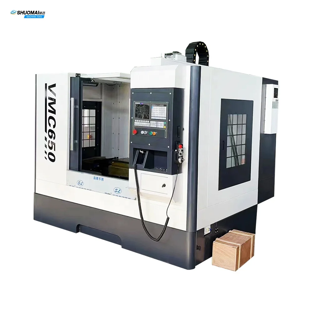 High precision VMC650 small CNC controller metal milling vertical VMC machine center for sale