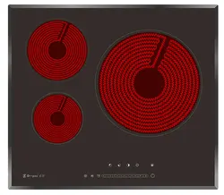 Кухонный прибор Смарт 220V 3 зоны встроенный Керамическая электрическая конфорка для подогревания пищи