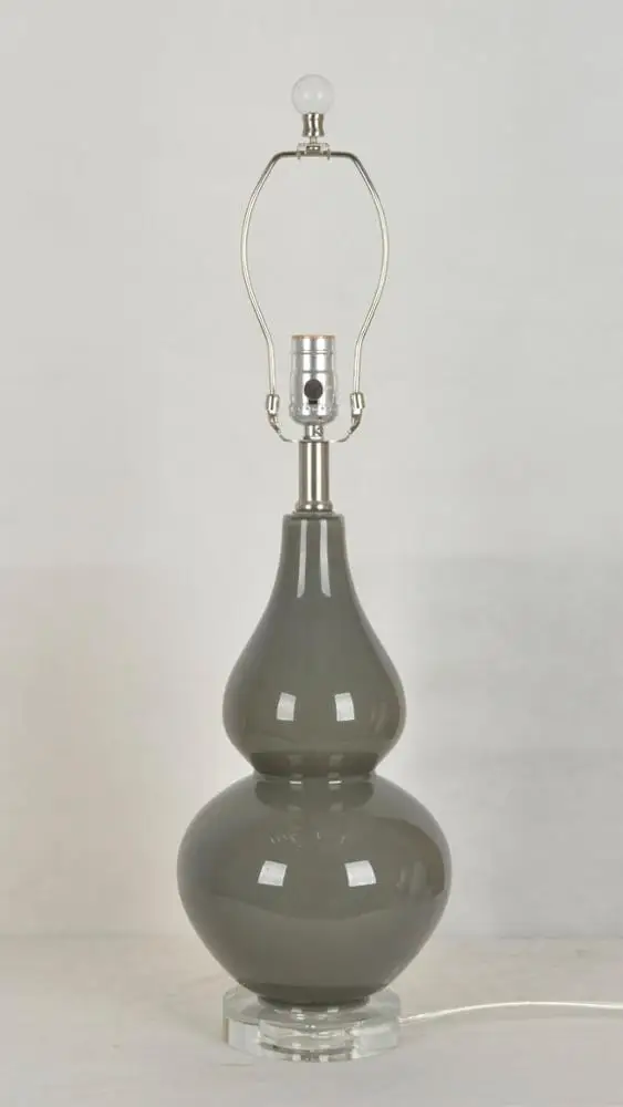  High quality design bedroom home decoration/Glass table lamp/Clear glass bed light