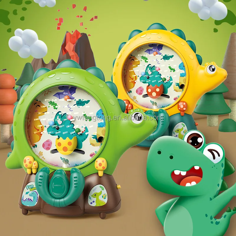 New product 2023 hot selling Dinosaur game machine with light music educate puzzle toys for kids juego Juguete