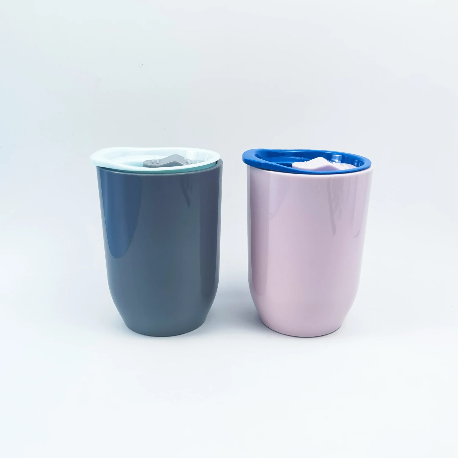 12oz Bpa free plastic bottle egg shape plastic cups plastics water bottle mugs coffee mug