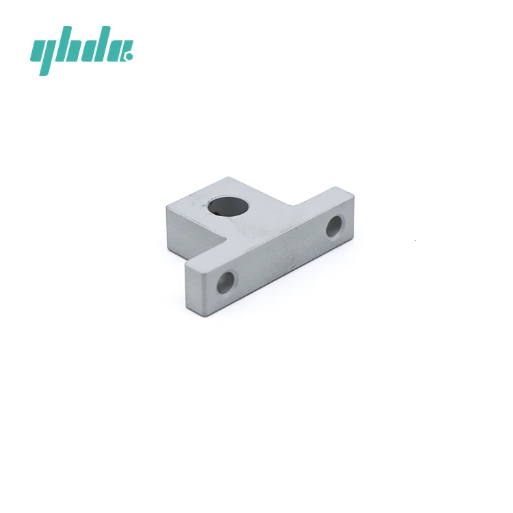 New GCJ08 3mm 20mm 50mm Shaft Aluminum Linear Motion Rail Clamping Guide Support Screw Fixing Shaft Support for CNC Machine