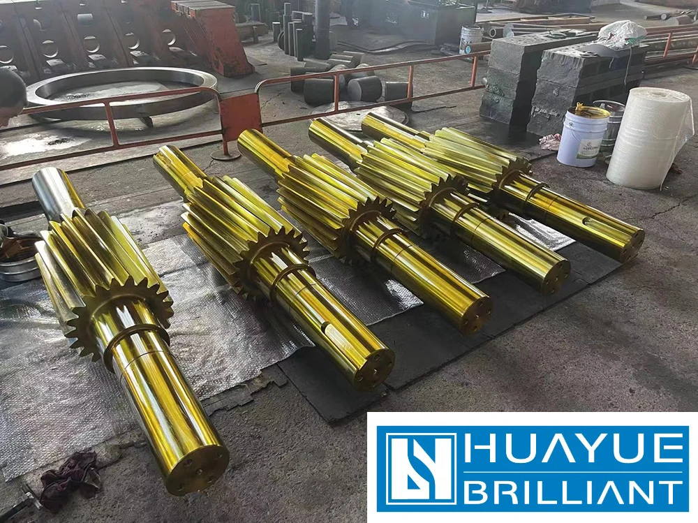 High quality grinding ball mill part durable ball mill pinion shaft