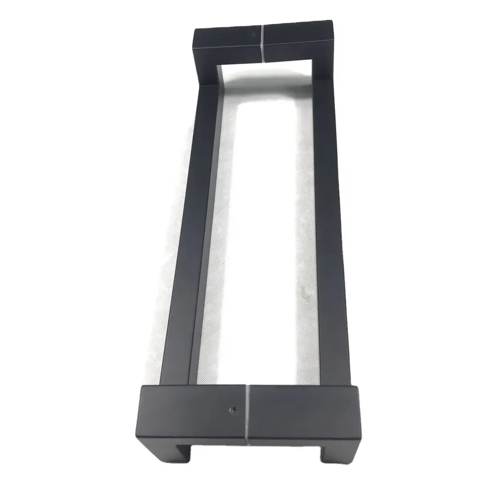 Entry Door Pull handle Push Square Long Stainless steel Modern Entrance Front Door handle