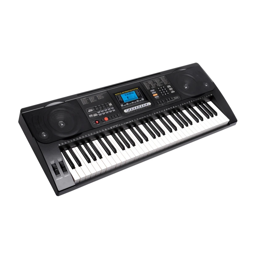New Type Stocked Customized Audio Input Plastic Smart Electronic Organ 61 Keys
