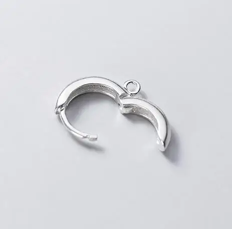 NANA high quality 925 sterling silver 11.5mm earring hook findings