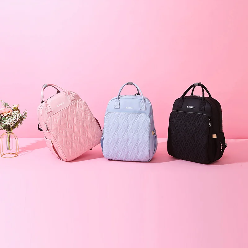 Baby Diaper Bag Large Capacity Diaper Backpack Waterproof Mommy Nappy Bag with Changing Pad Diaper Backpack