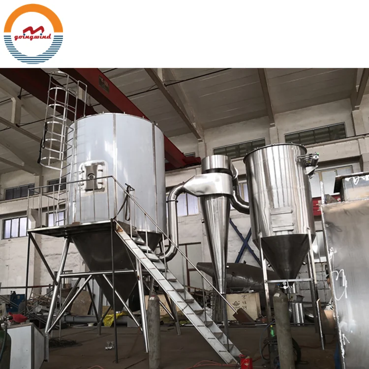 Coconut milk powder spray drying machine fruit juice tomato pulp food spray dryer drier spraying making equipment price for sale