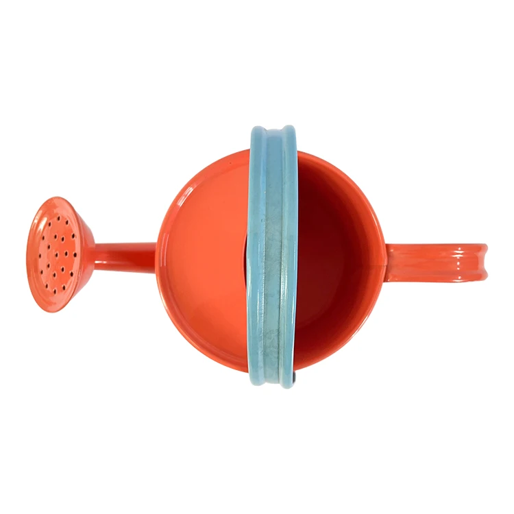 Cheap prices economical red or custom 1L metal plant watering can garden