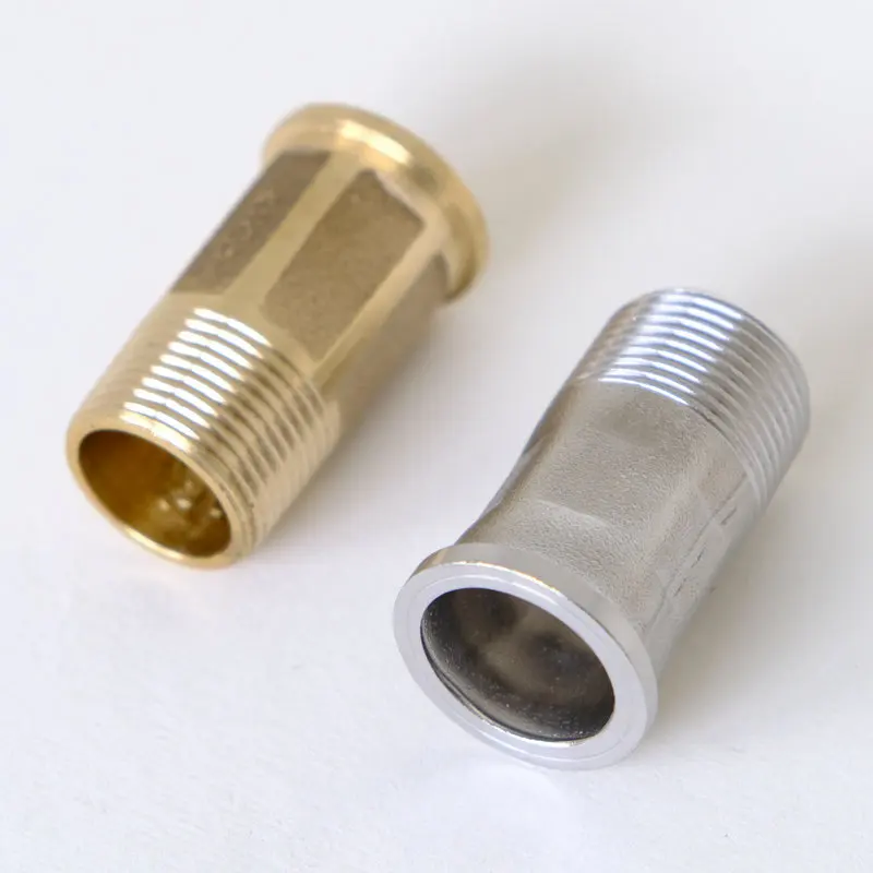 china suppliers custom water tube fitting ND20 brass water meter nipple