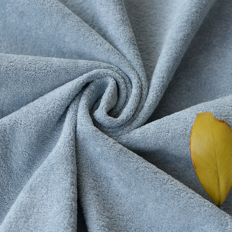 Henry Fabric Factory Directly Sells High Quality Solid Color Thick Polyester Fleecy Waterproof Sofa Fabric