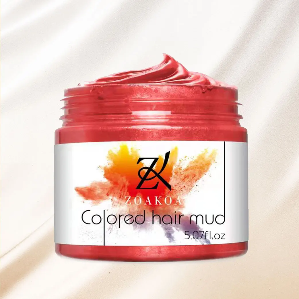 Оптовая продажа, фирменная марка, изготовление прически, матовая глина для волос для мужчин, воск для помады