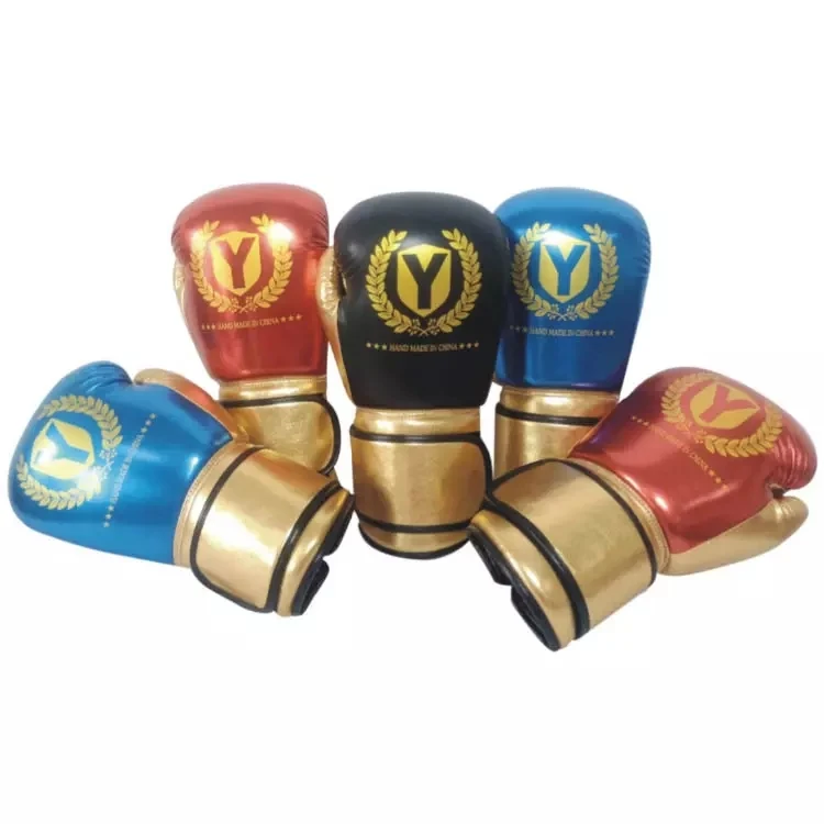 Wholesale High end Eco Pu Pe Leather Cheap Thai Training Mitts Professional Boxing Gloves