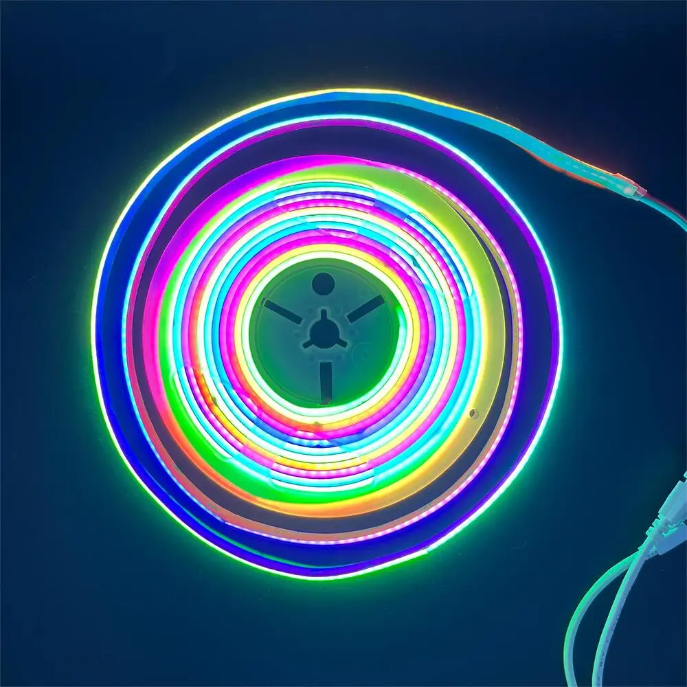 Dc12 24v Flexible Cob Led Strip High Density No Spot 320led 480led 14w/meter Warm White/nature White/white/red/green/blue/yellow