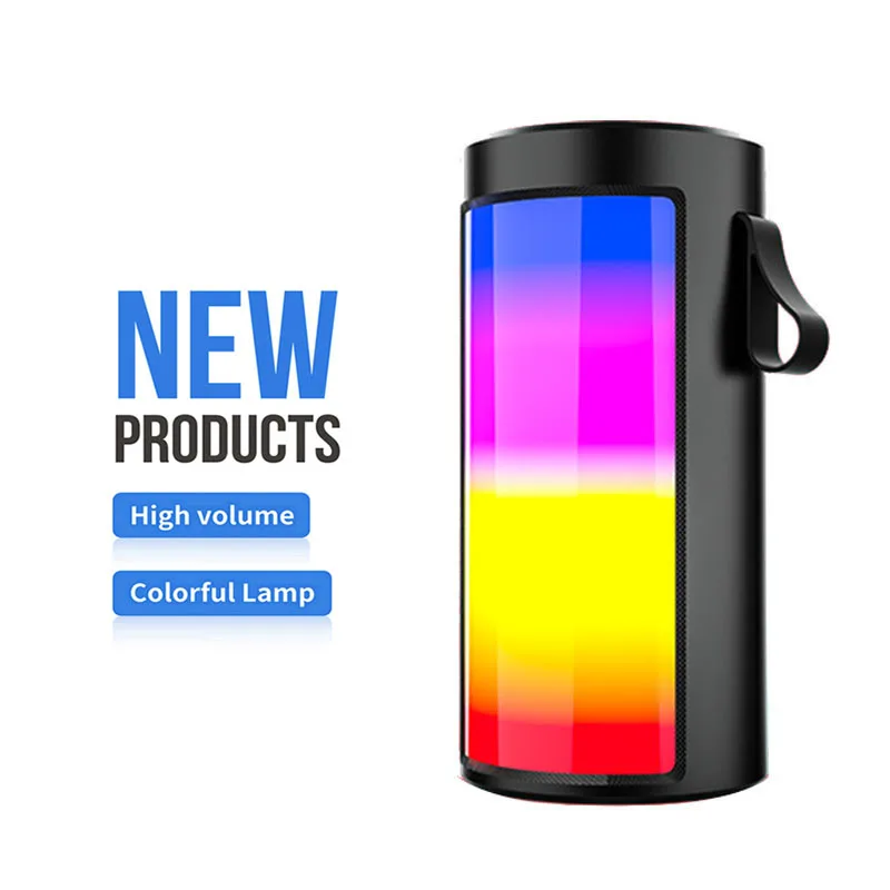 ZQS1201 заводской производитель наружный мини-светодиодный Bluetooth-динамик с RGB-подсветкой динамик супер басами беспроводной