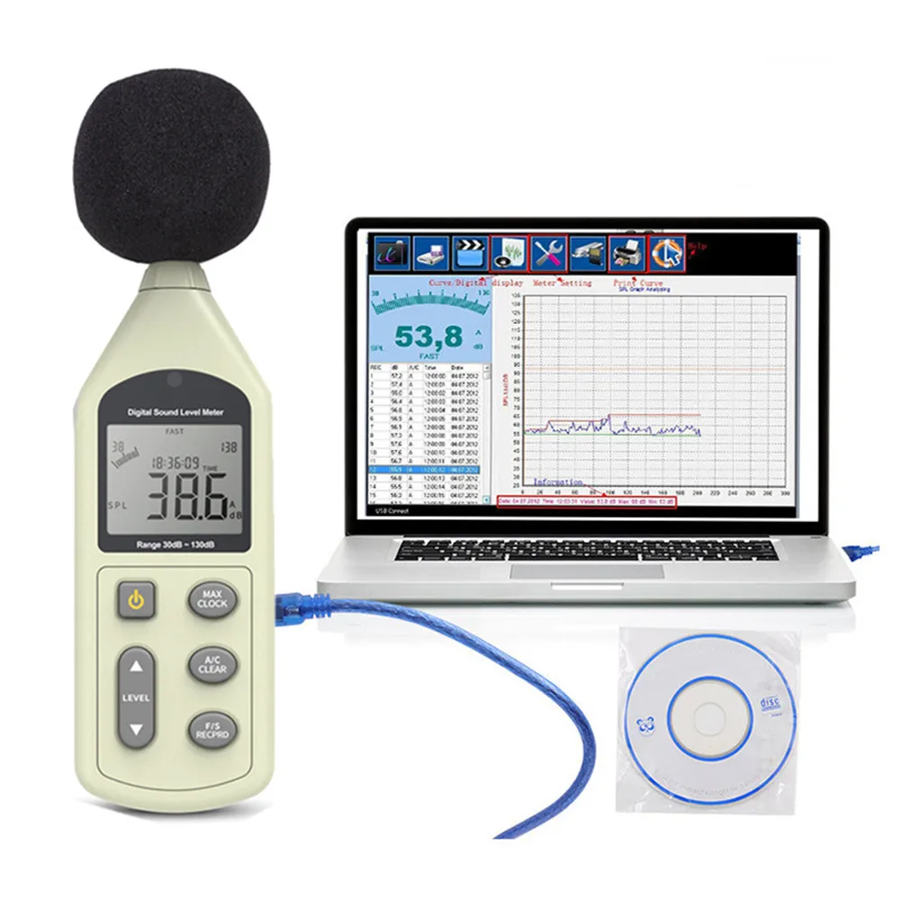 Wholesale Portable Digital Noise Decibel Sound Level Meter