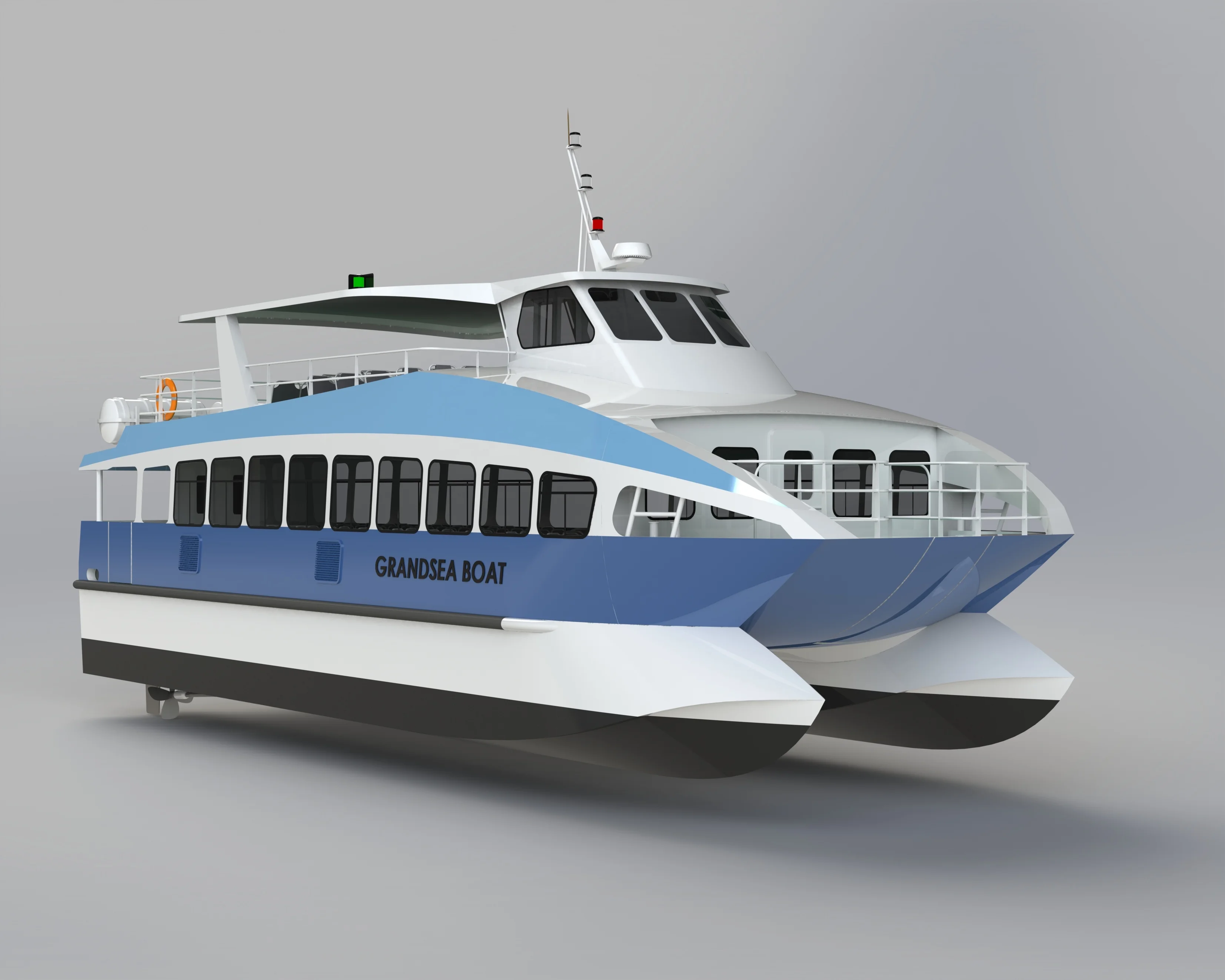 Grandsea длина 17 м/56ft сплав корабль катамаран пассажирское судно паром для продажи