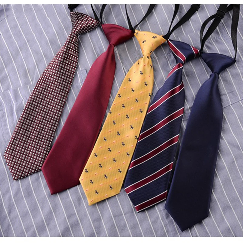 Child Cartoon Slim Free Knots Elastic Strap Tie for Children Boys Girls Students Kid Stage Performance Photograph Tie