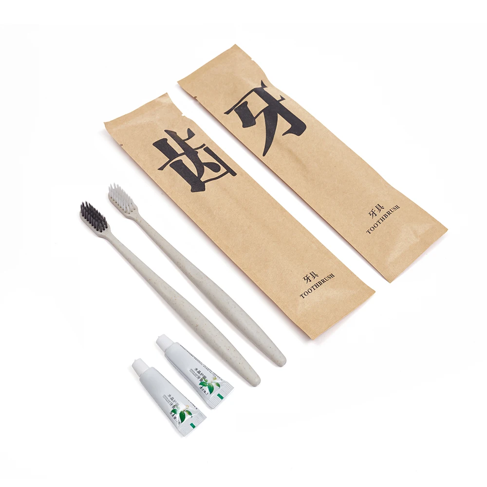 Eco-friendly Biodegradable Package Guest Room Amenities Kits 5 Star Luxury Hotel Amenity Set
